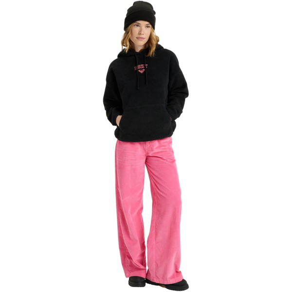 2025 Roxy Womens Cool Calling Polar Fleece Hoodie ERJPF03221 - Anthracite